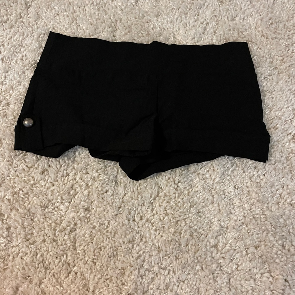 Black short shorts booty shorts